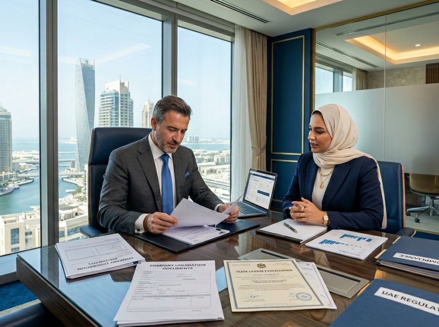 إجراءات تصفية الشركات وإلغاء الرخص التجارية في دبي وفق القوانين الإماراتية